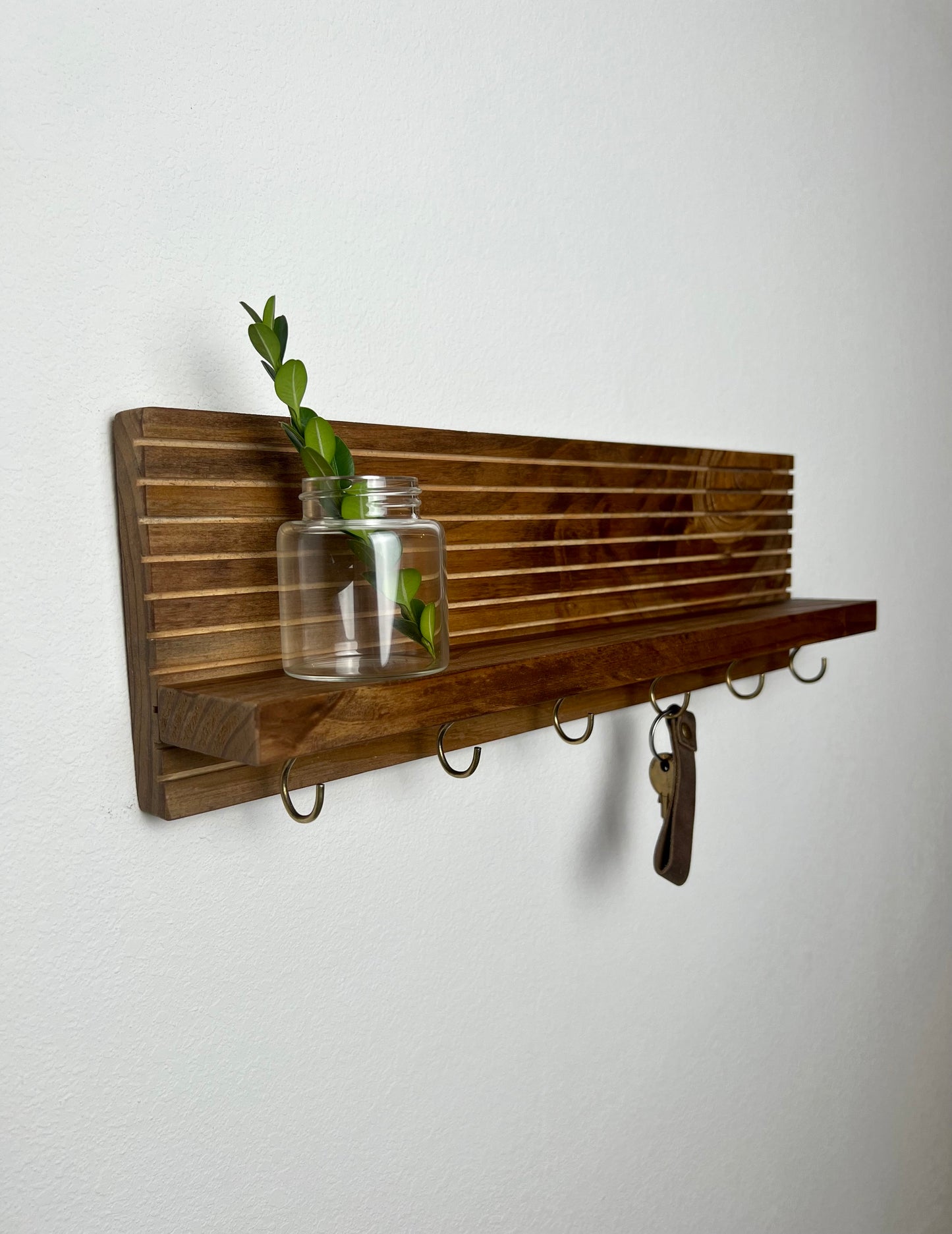 Pine Entryway Organizer