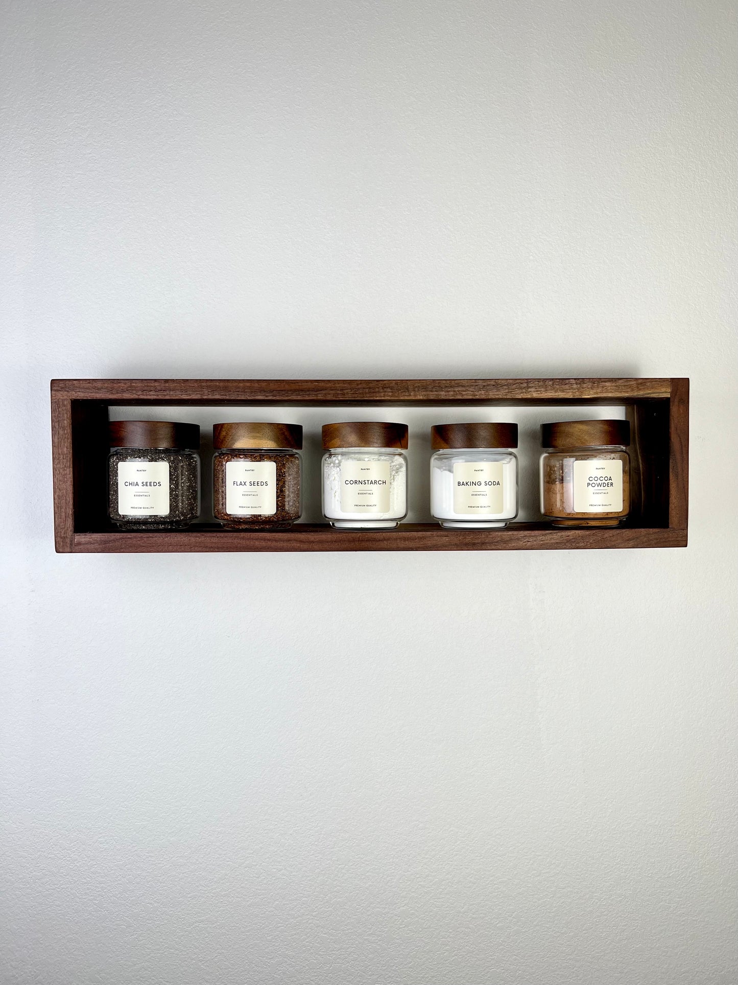 Hardwood Floating Rectangle Shelf