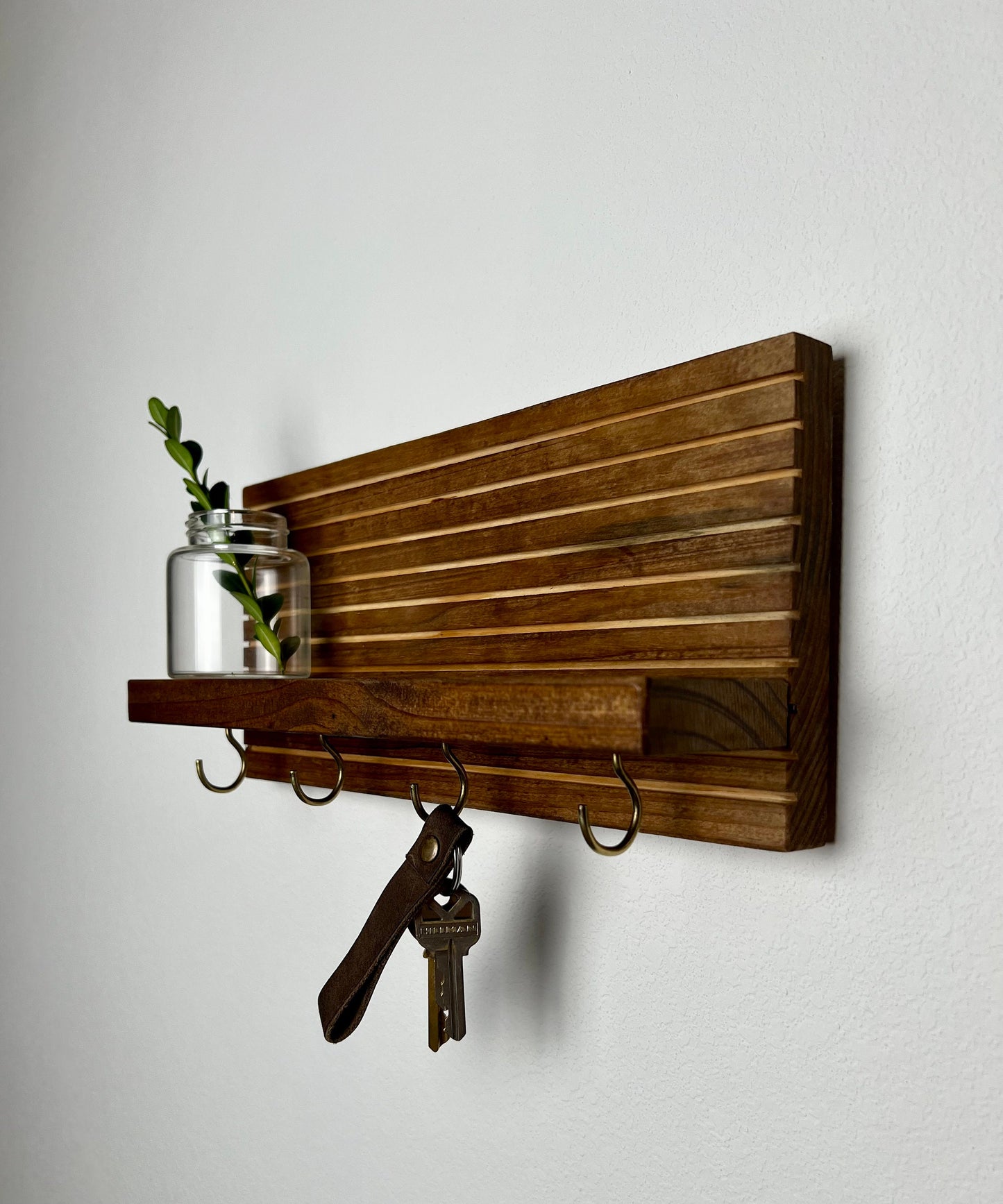 Pine Entryway Organizer