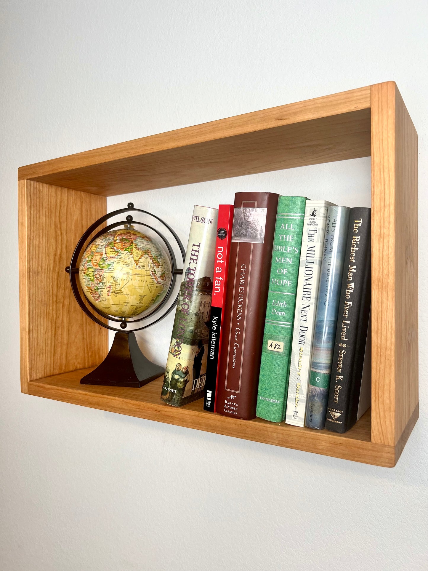 Cherry Floating Bookshelf