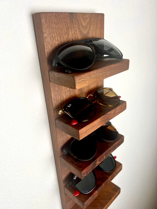 Walnut Sunglasses Shelf