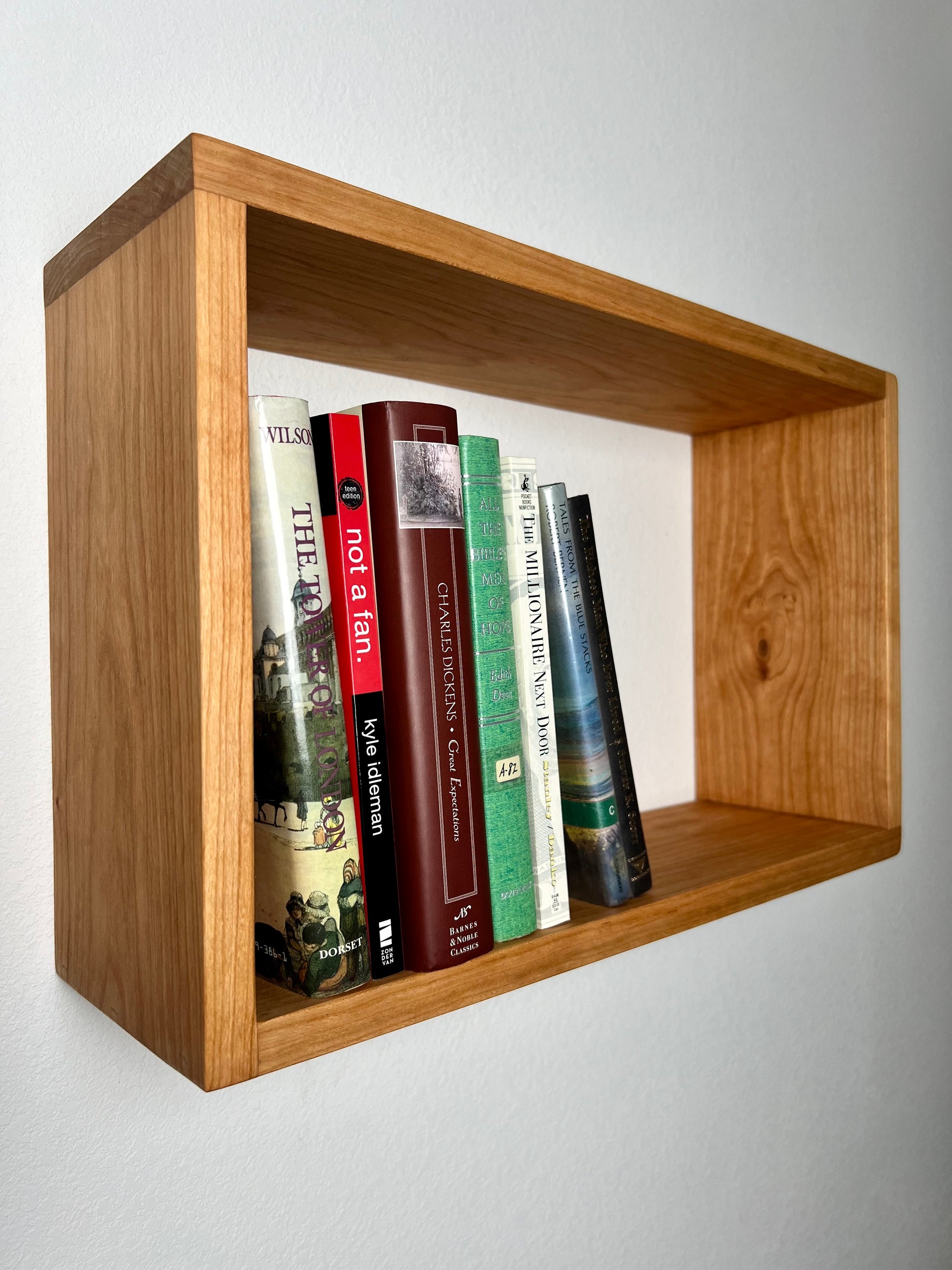 Cherry Floating Bookshelf