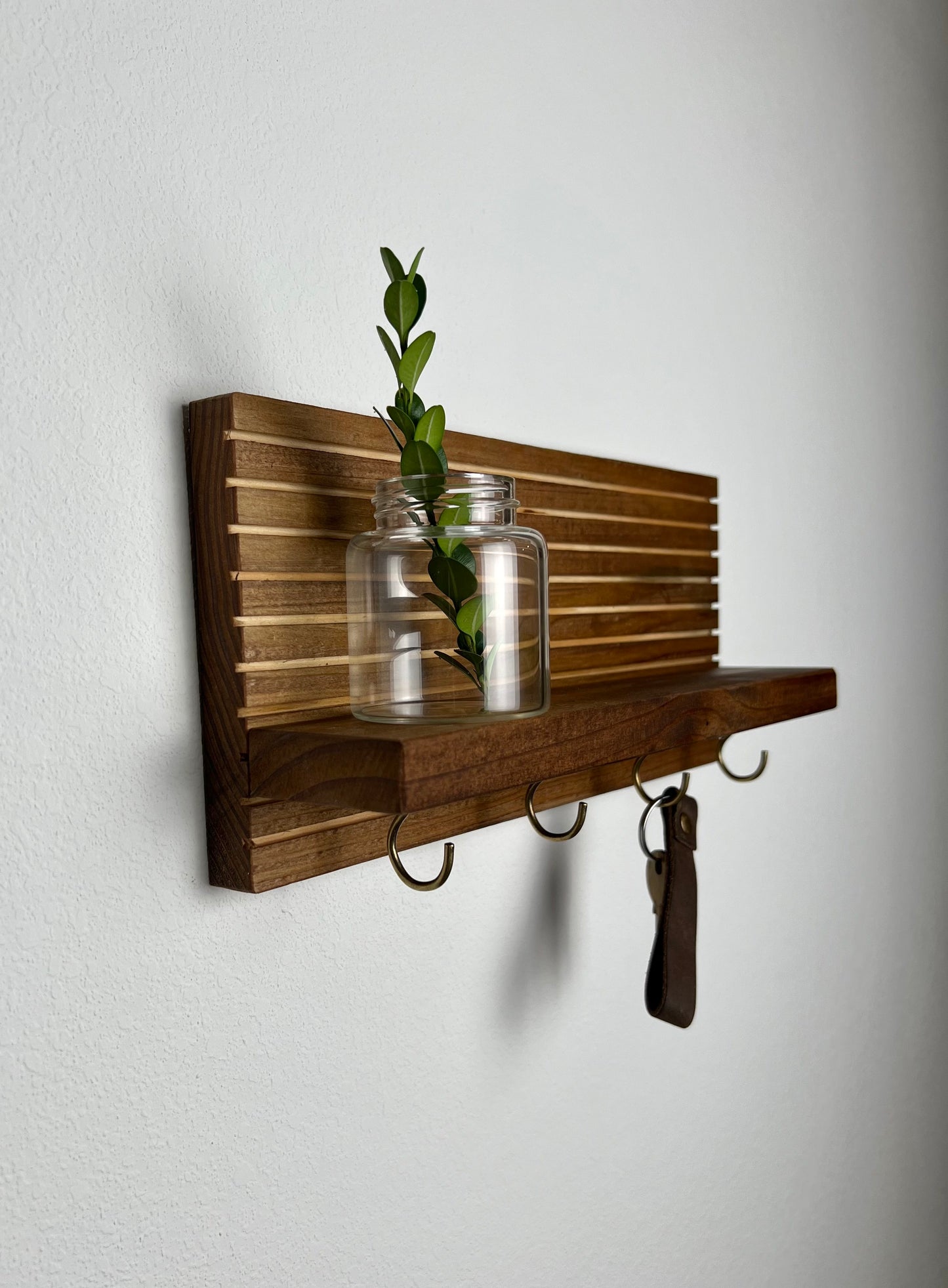 Pine Entryway Organizer