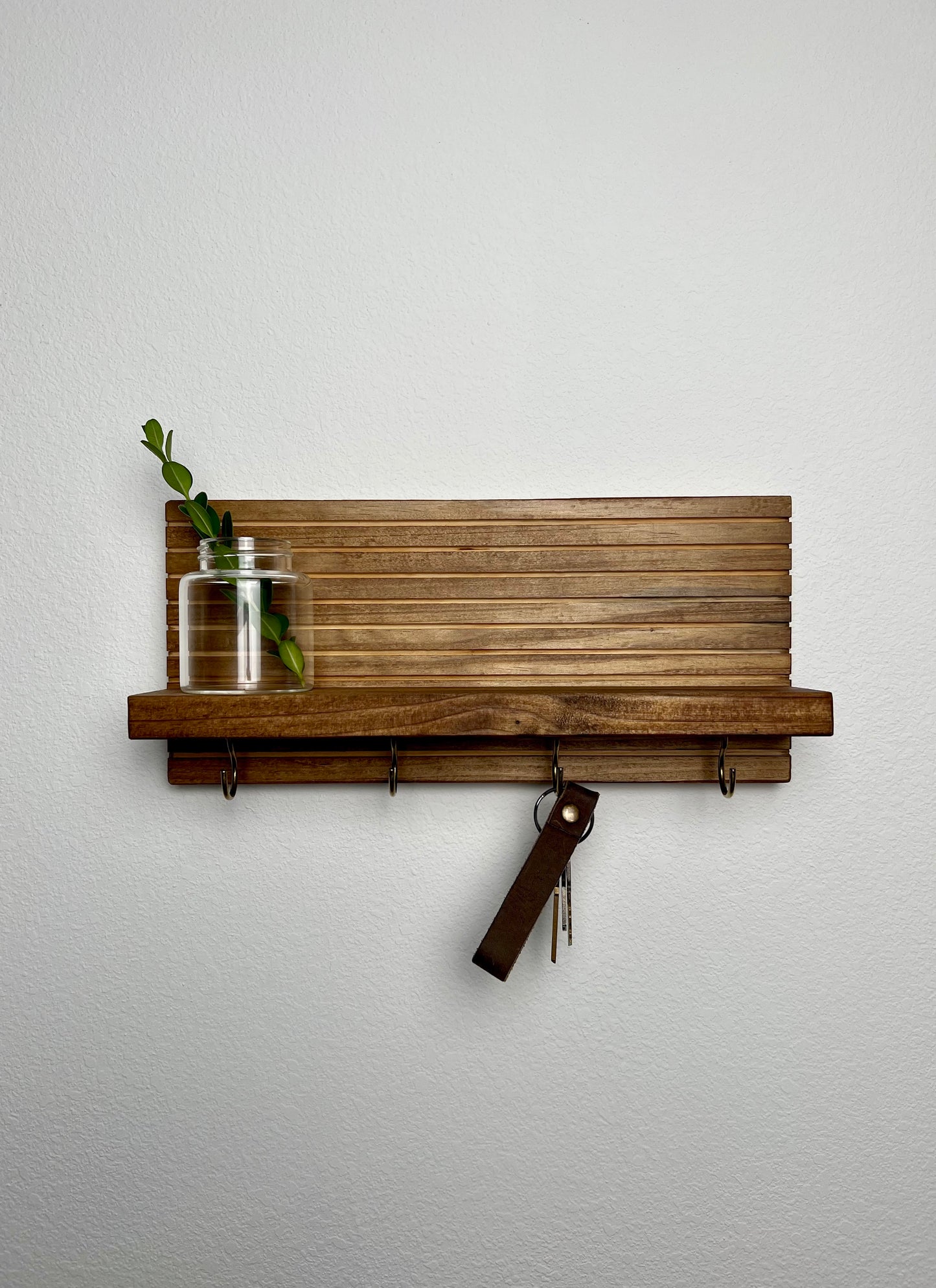 Pine Entryway Organizer