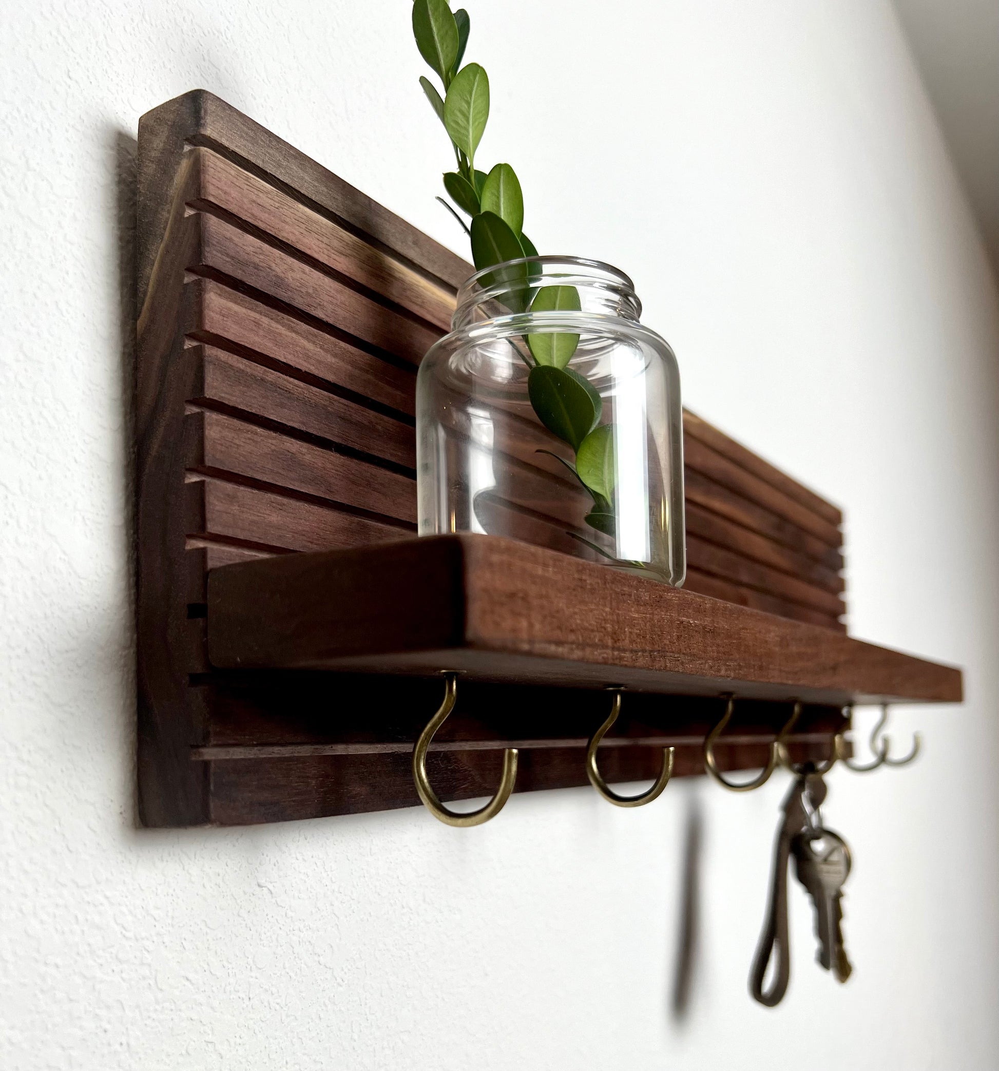 Solid Wood Coat Rack Shelf Hooks Cubicle Cubbies Wall Entryway Mudroom  System Organizer — Penn Rustics