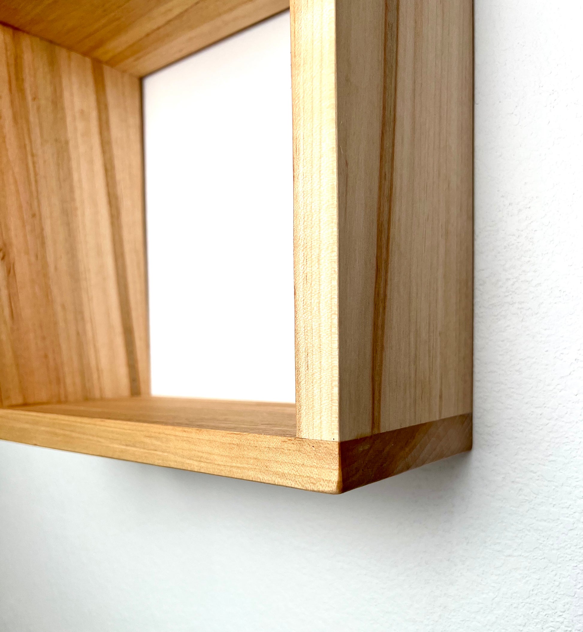 Hardwood cube pictured in Maple