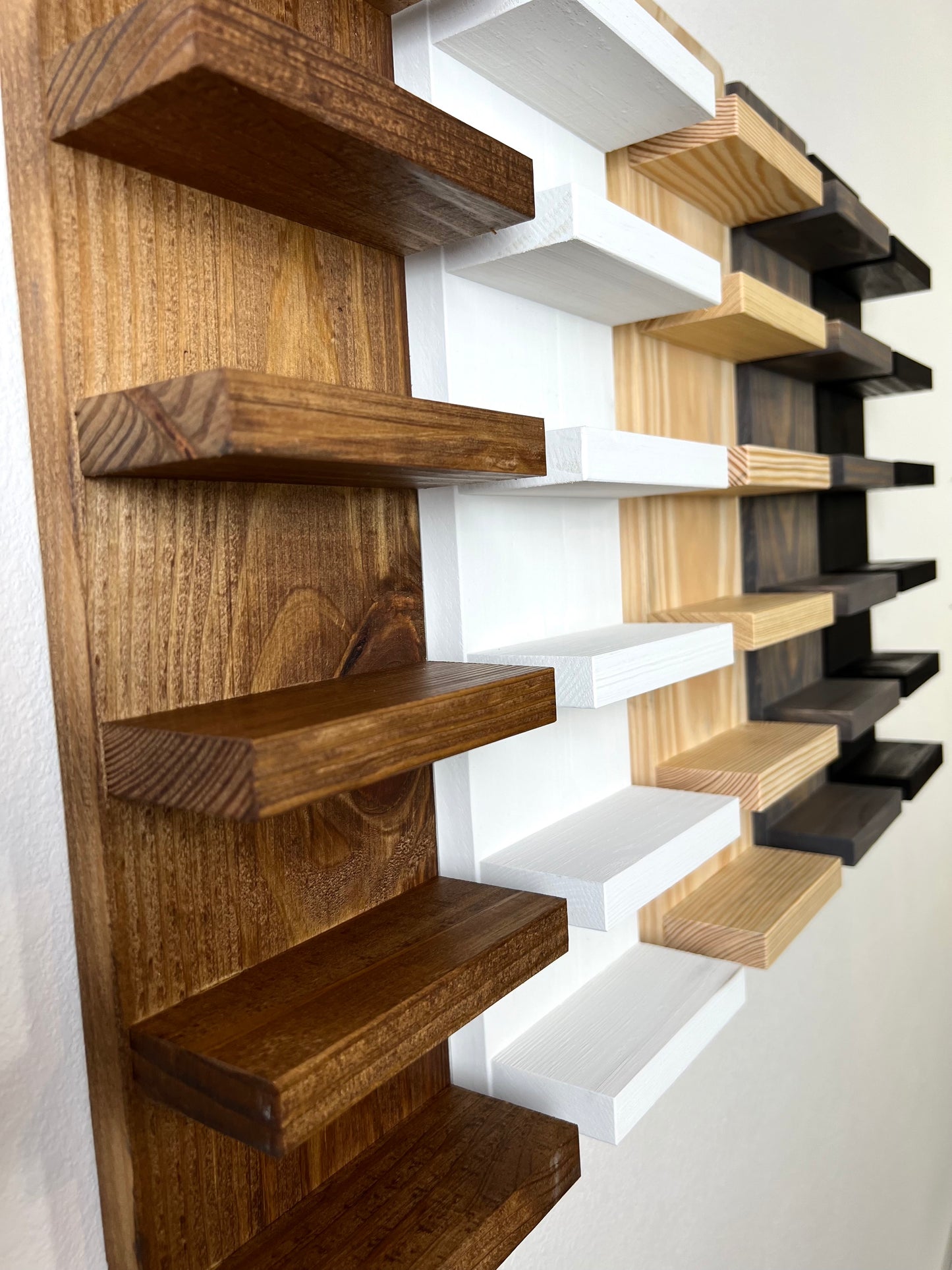 Floating Sunglasses Shelf with Key Hooks