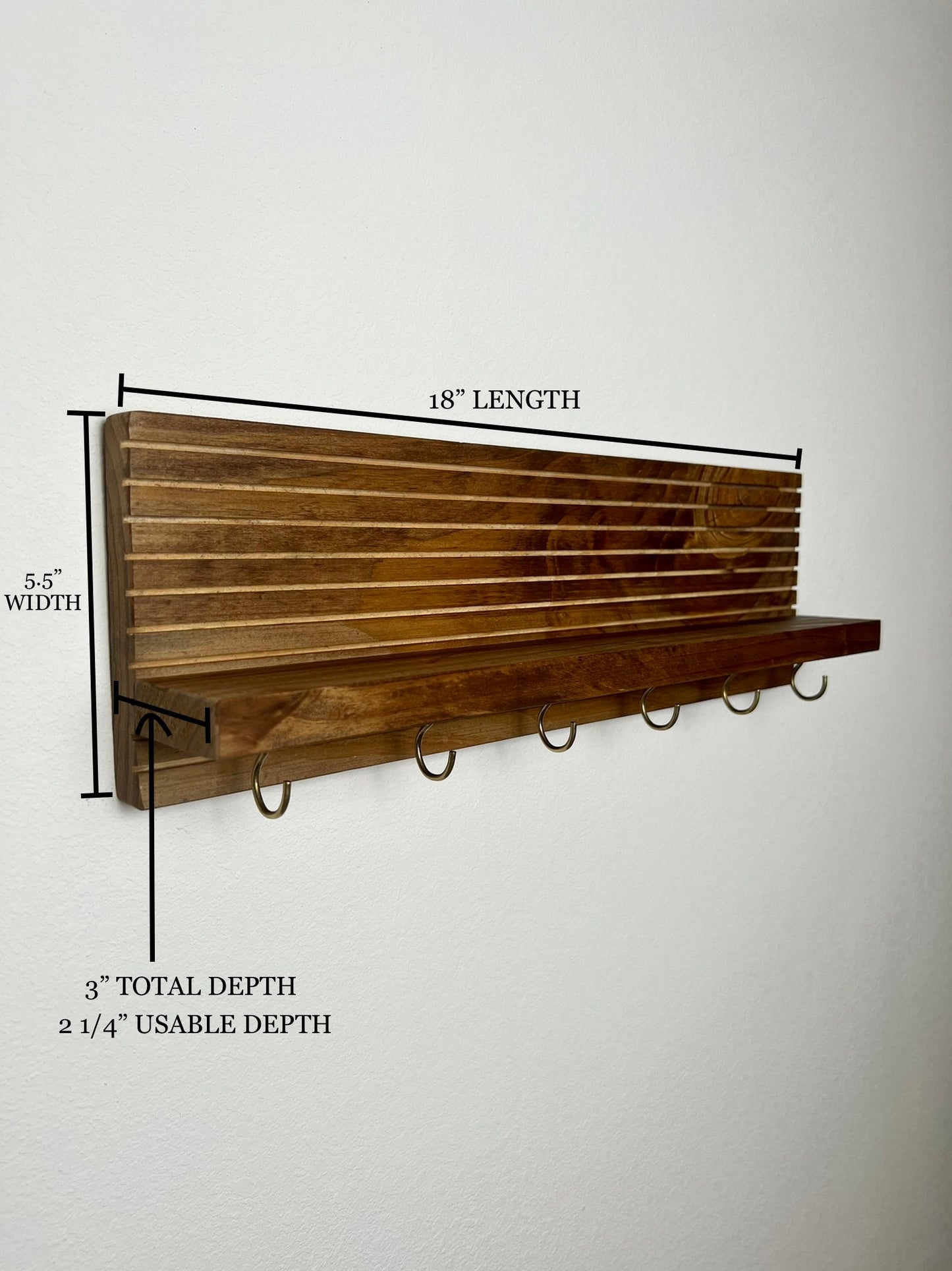 Pine Entryway Organizer