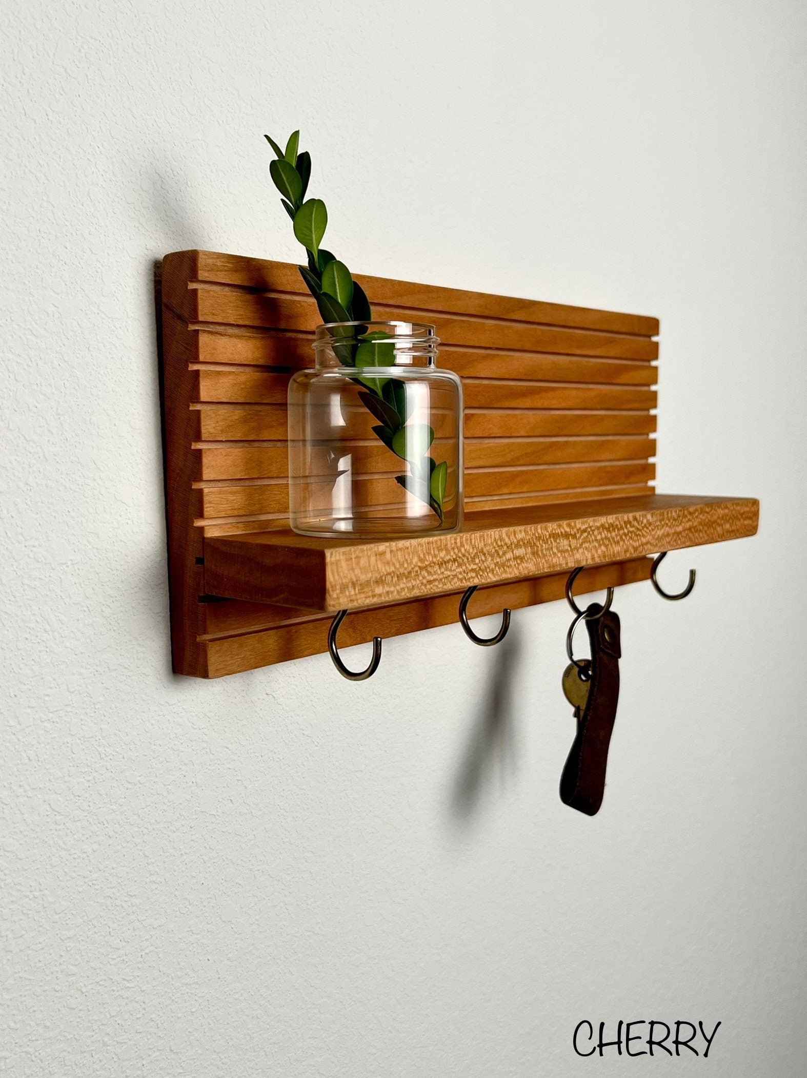 Oak key holder online for wall