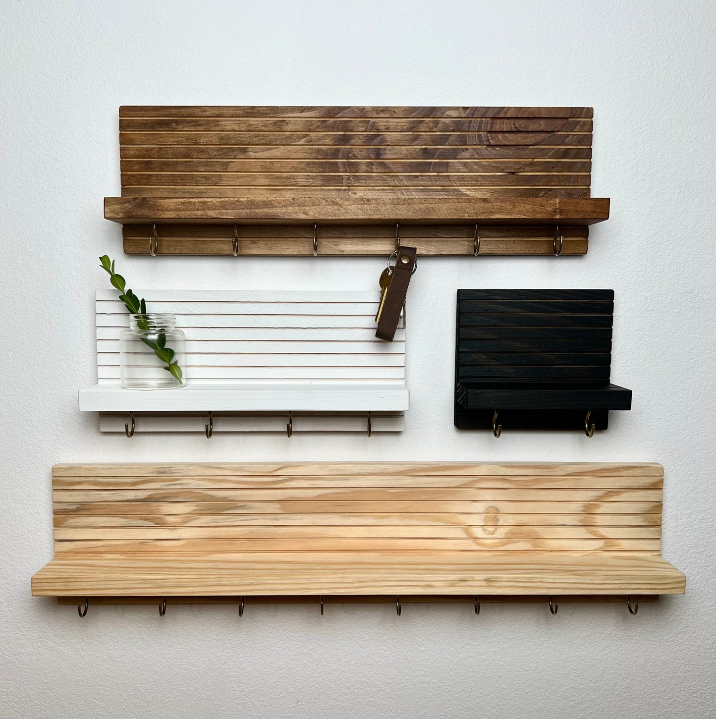 Pine Entryway Organizer